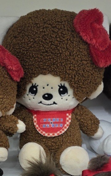 Monchhichi x Hello Kitty Curly Plush
