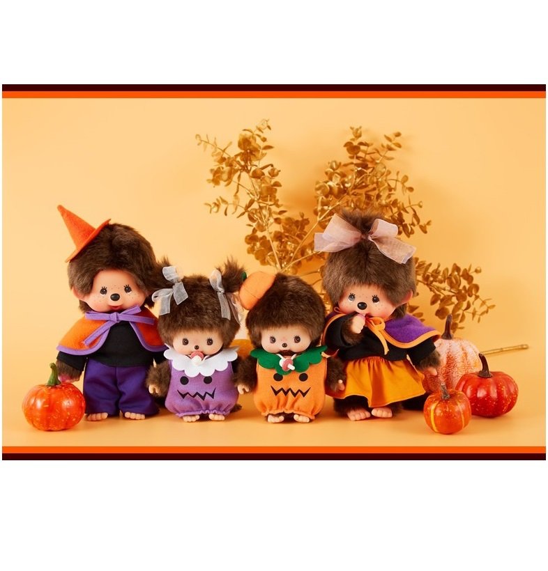ハロウィン Monchhichi & Bebichhichi