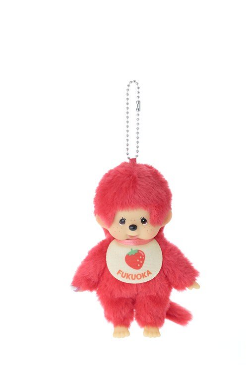 Edición regional Monchhichi COLORS 福岡 fresa Amaou