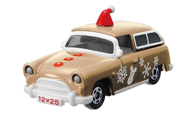 Lagoon Wagon Christmas Gold Mickey Mouse